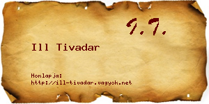 Ill Tivadar névjegykártya